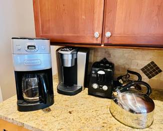 Cuisinart coffee makers and lots of other kitchen necessities 