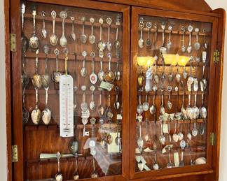 Spoon collection display