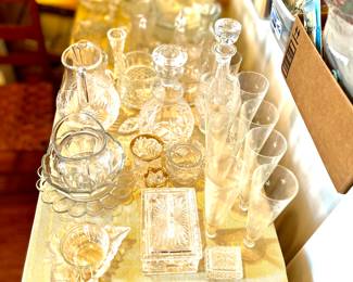 Assorted interesting glassware