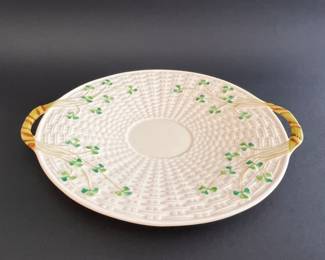 Belleek serving dish.