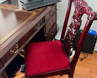 New Chippendale style desk chair.