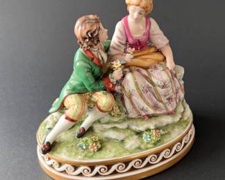 Italian porcelain figures.