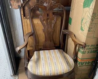 Chippendale arm chair.