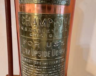 2 of 2
Vtg Brass & Copper Fire Extinguisher