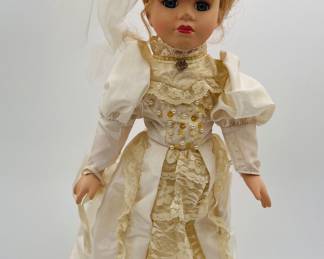 Vintage Artisan Porcelain Doll