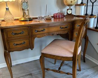 Vintage desk and chair