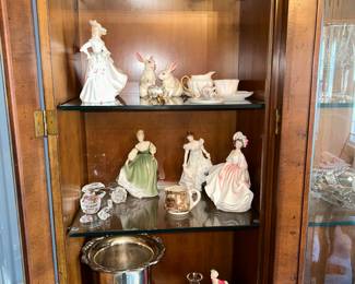 Lalique, Royal Doulton,  Exquisite cut glass pieces