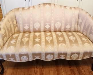 Vintage gold color antique sofa
