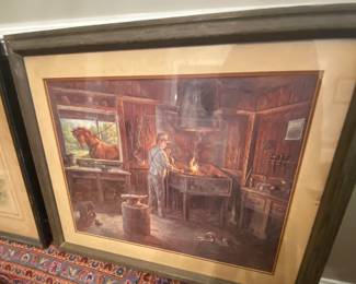 Print of a Blacksmith