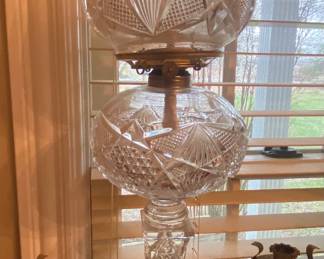 Beautiful crystal lamp