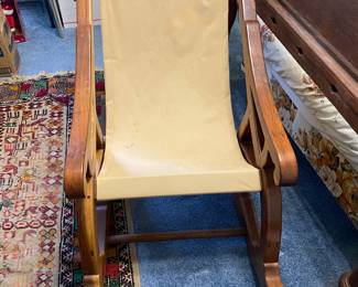 Handcrafted rocking chair