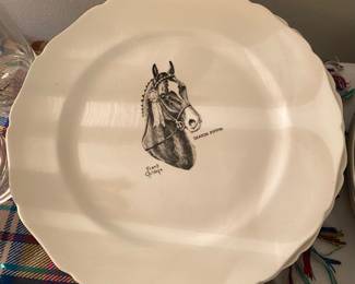 Horse Plate one of 8
