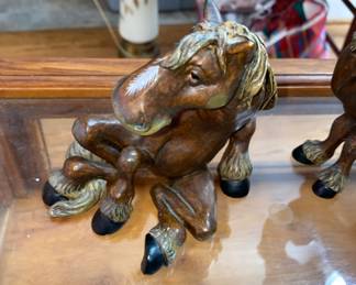 Horse Lazy Statue Montana Silversmith Elmer Horse Laying Reclining