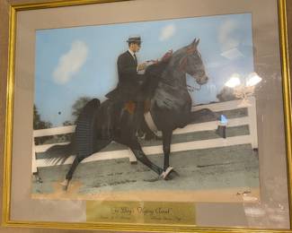 Go Boys Flying Cloud Walking Horse Print