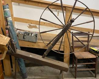 Antique Spinning Wheel