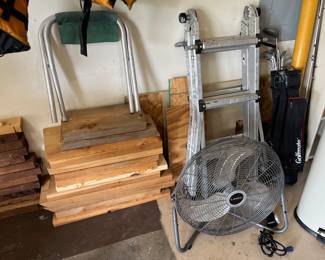 fan ladders fly rod storage with rod in it 