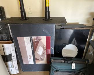 new marble sinks one in box.  