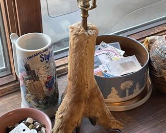 deer leg lamp