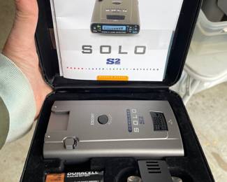 Solo escort radar detector
