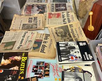 music magazines old newspapers