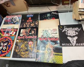 heavy metal rock vinyl records