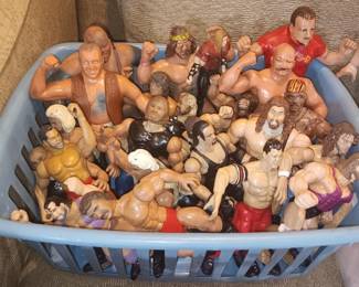 vintage wwf wrestgling figures
