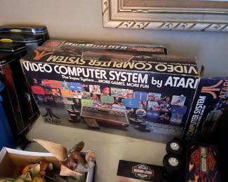 Atari in original box ( there is a another Atari system too)