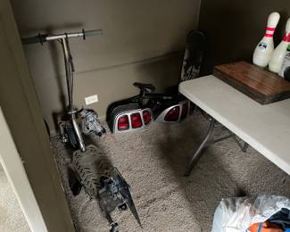 Scooter as is taken apart