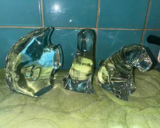 Glass figurines