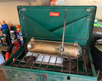 Coleman camping grill