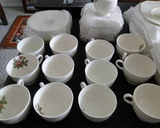 Complete set of Wedgewood china