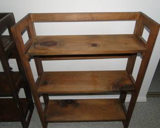 Solid wood bookcase