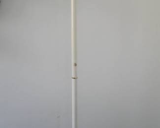 Tall white floor lamp