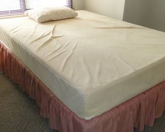 Memory foam, queen bed, complete set, and priced to sell