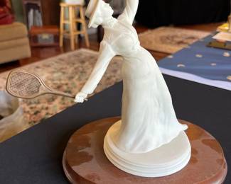 tennis victorian lady