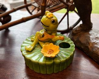 Vintage Lorrie Design lipstick holder 