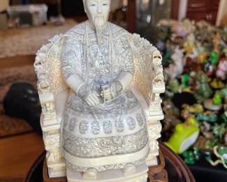 emperor carving sculpture