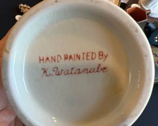 Hand painted by k. Watanabe