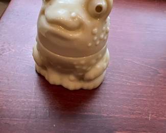 Vintage Avon Enchanted Frog perfume sachet 