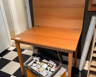 Flip Top Game Table (35-1/2"W x 24-3/4"D & 49"D x 28-1/2"H)