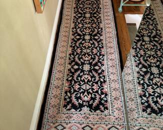 Hand-Knotted Kashin Runner (123"L x 32"W)