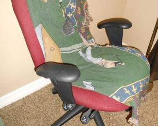 Desk Chair & Golf Blanket