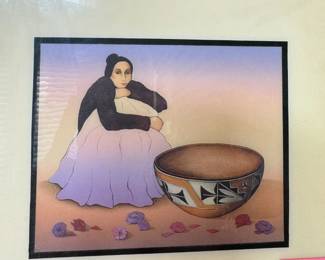 RC Gorman Tile With Black Frame