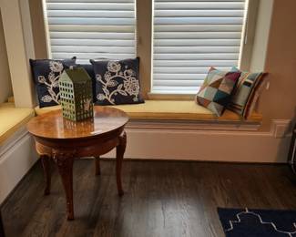 Pillows and Vintage Side Table