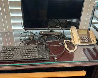 Land Line Phone and Keyboard