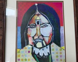 Native American Goddess Framed Print