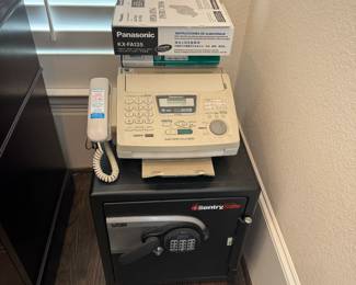 Safe and Fax Machine