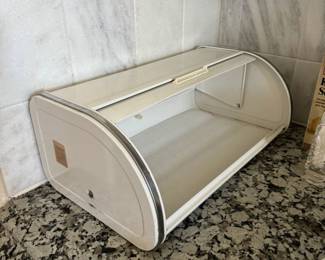 Metal White Bread Box