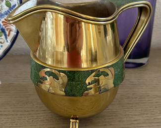 Heavy Brass Pitcher