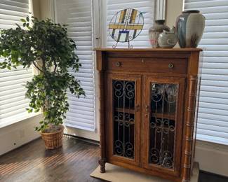 Pie Safe and Tall Tree